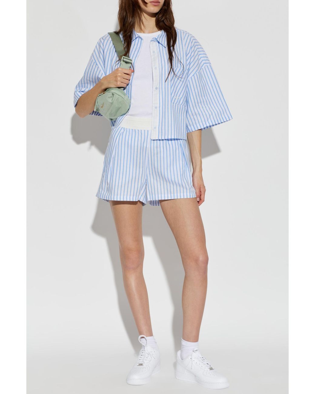 Nike Blue Shirt With Logo
