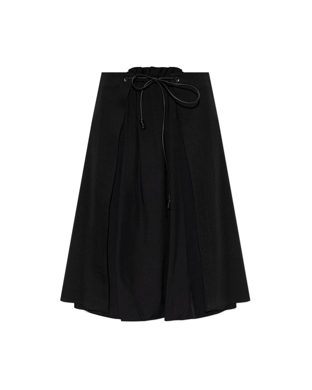 Moncler Black Wool Skirt