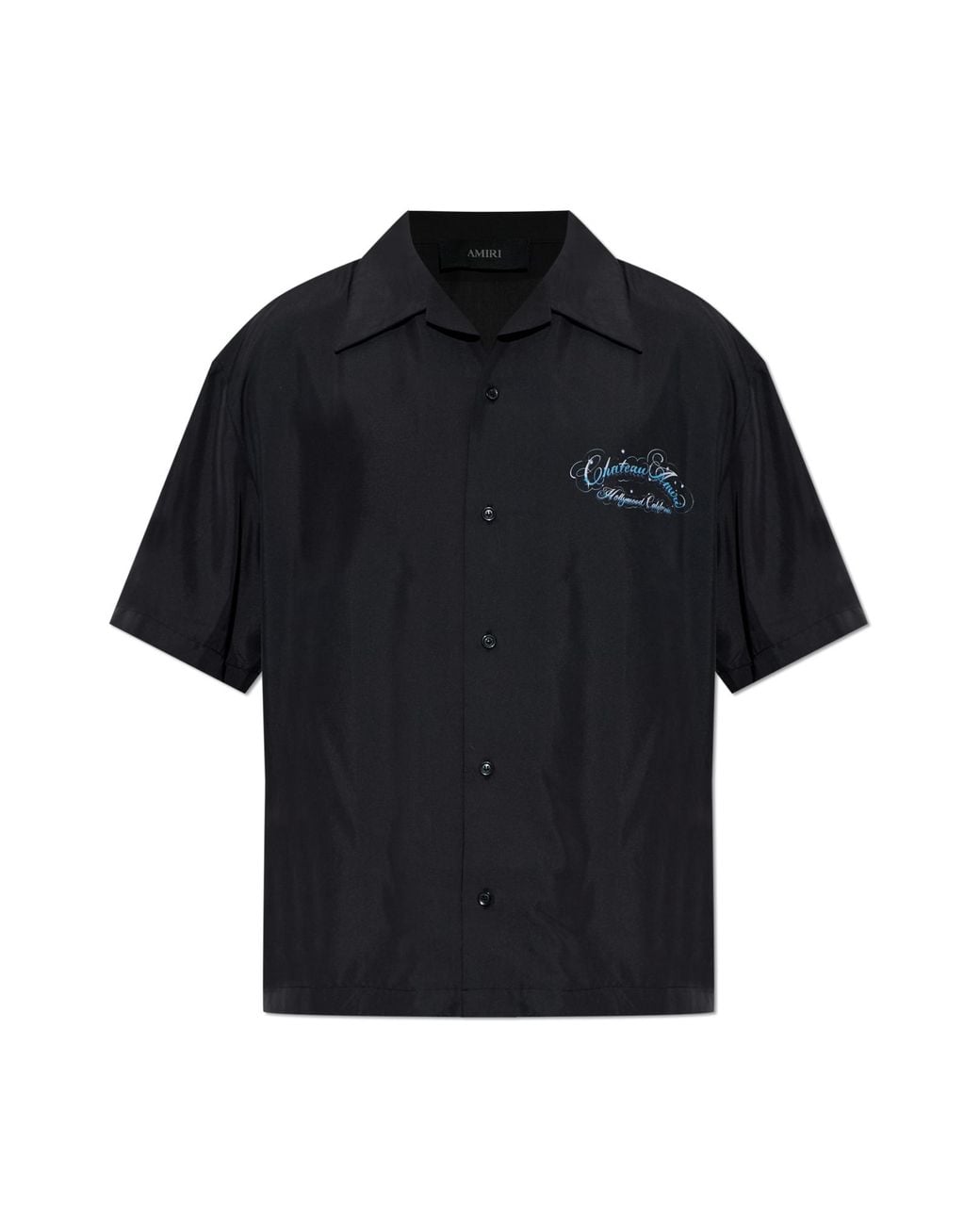 Amiri Black Shirt With Logo for men