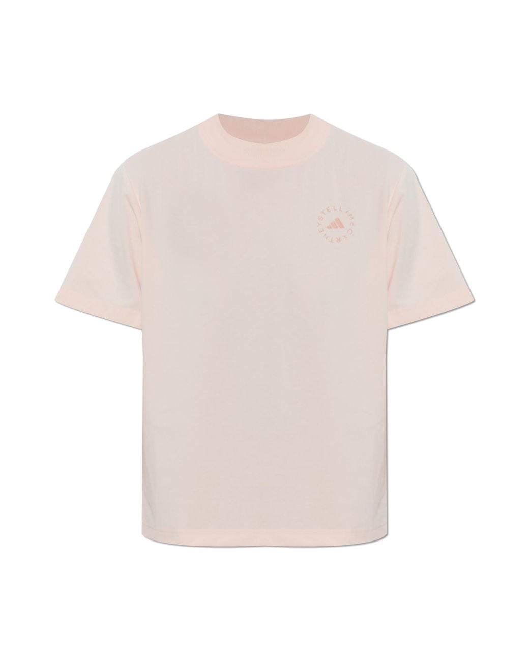 Adidas By Stella McCartney Pink T-Shirt With Logo