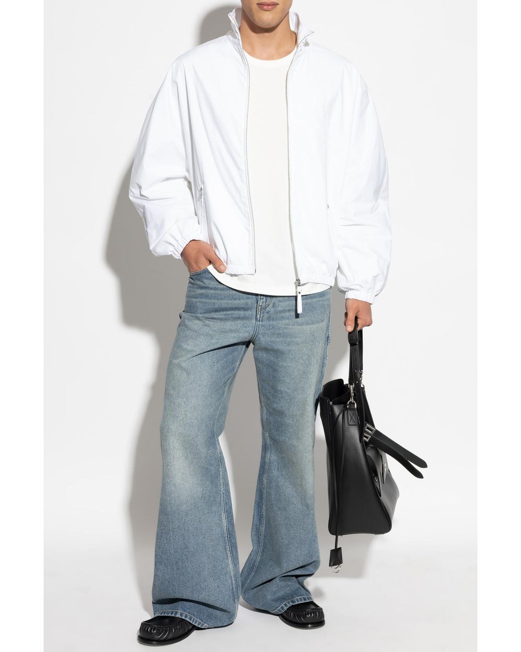 Courreges White Jacket With Logo for men