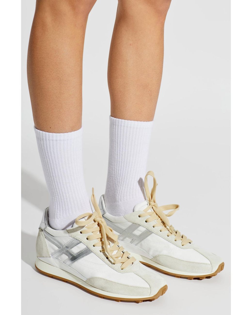 Hogan White 'Athletic' Sports Shoes