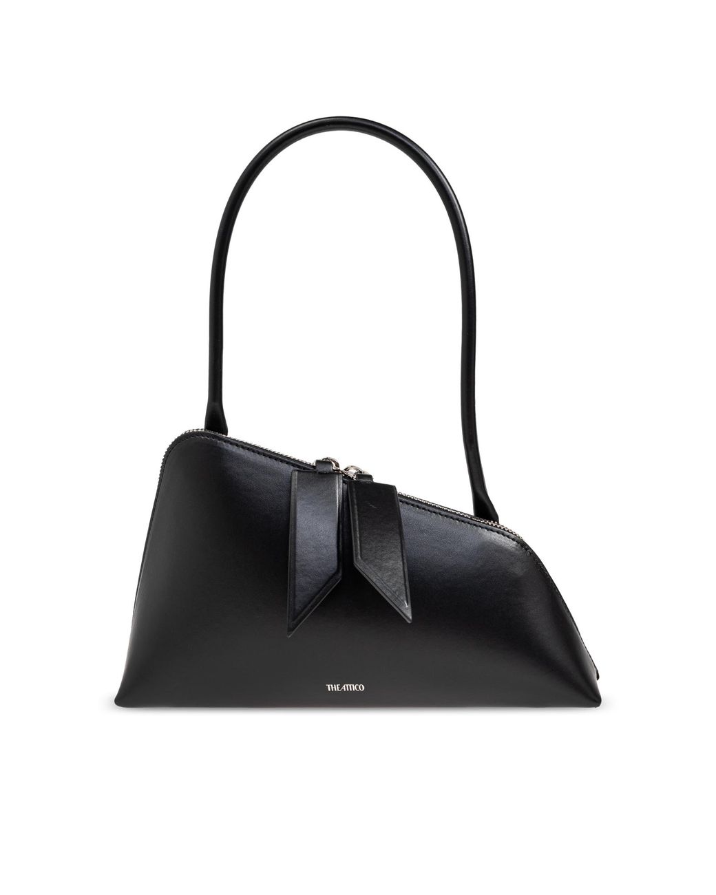 The Attico Black Shoulder Bag Sunrise