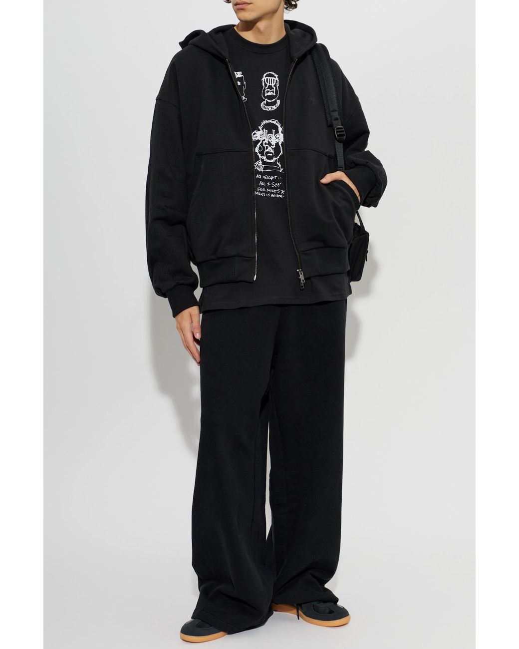 Adidas Originals Black T-Shirt With Print for men