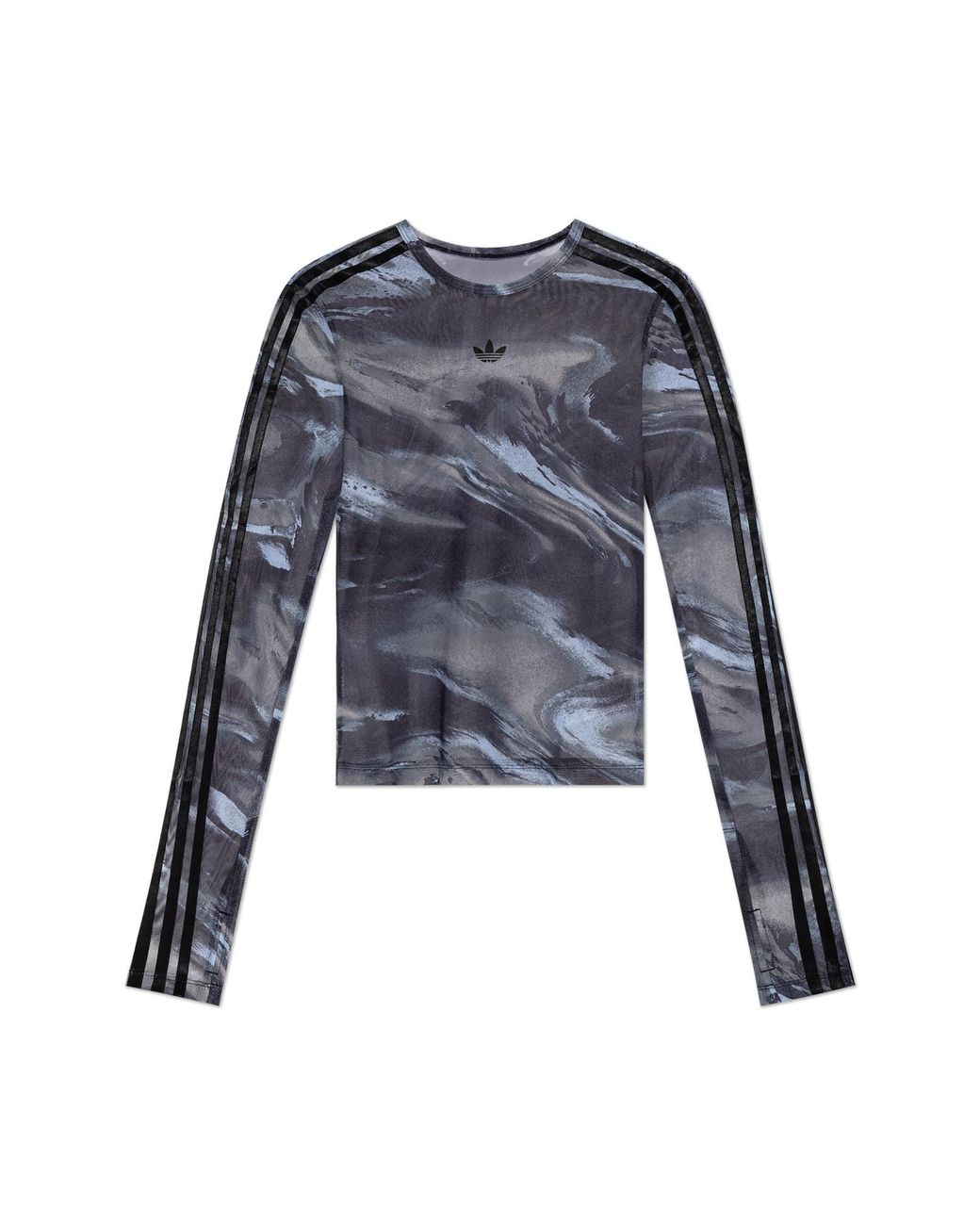 Adidas Originals Blue Transparent Long Sleeve T-Shirt