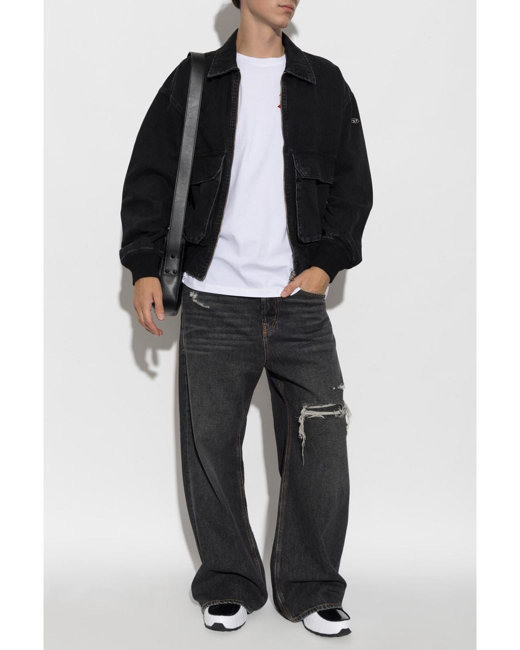 DIESEL White T-Shirt 'T-Boxt-Aa2' for men