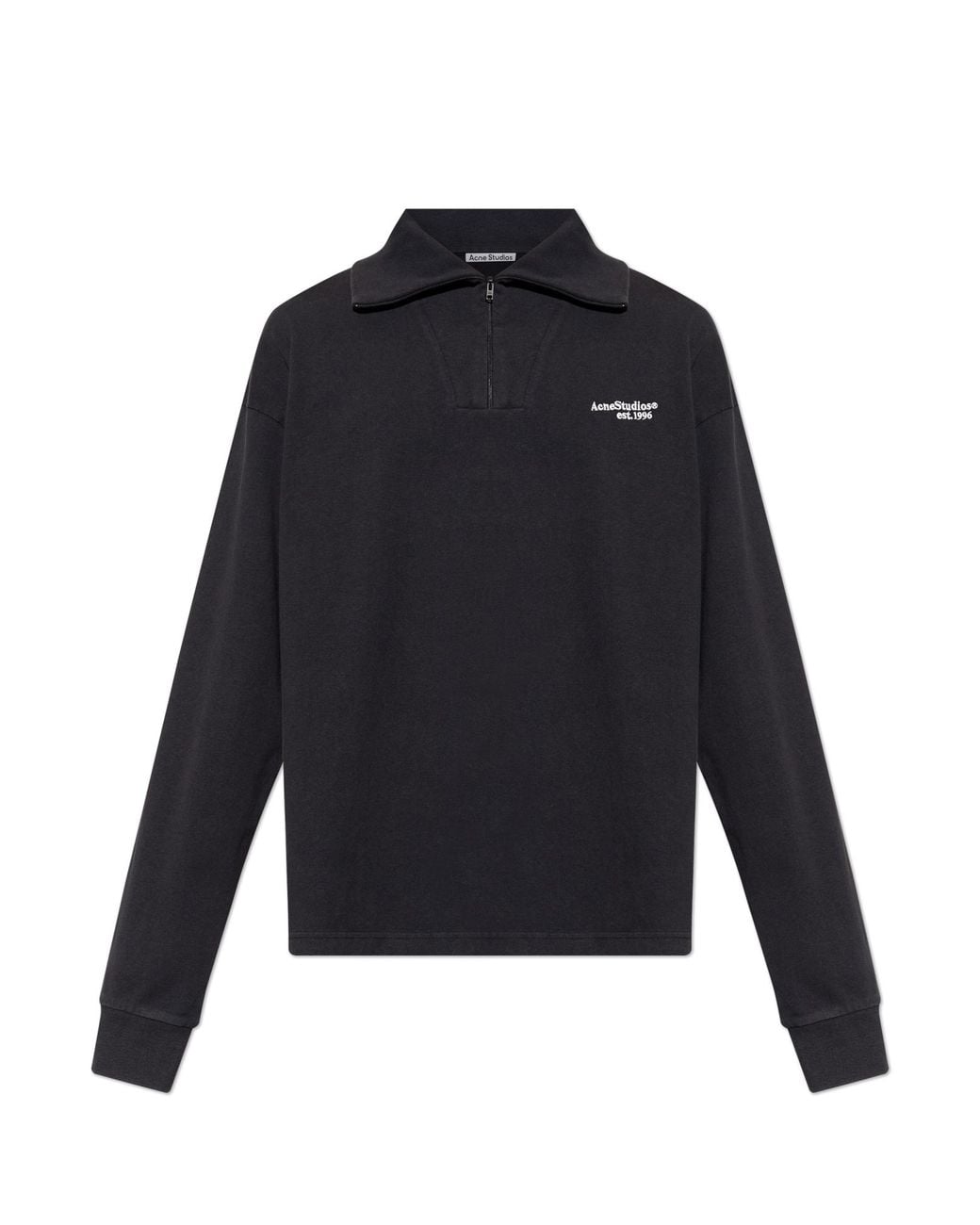 Acne Blue Sweatshirt With Logo for men