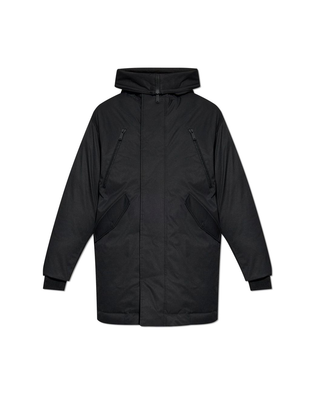 DSquared² Blue Insulated Parka With Hood for men