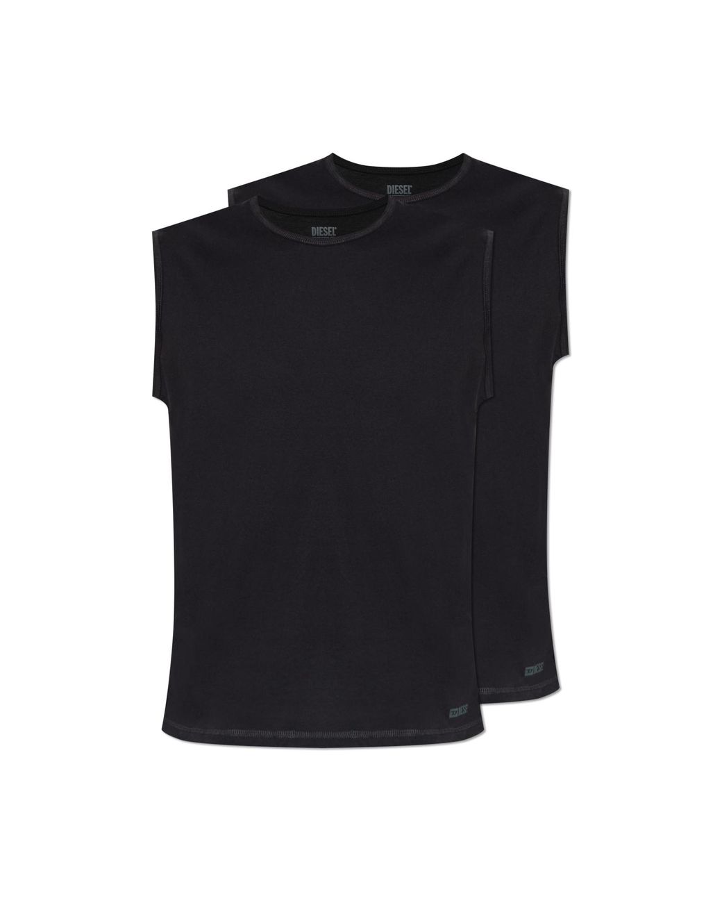DIESEL Black Two-Pack Of T-Shirts With Logo 'Tom-Utlt-2Pack' for men