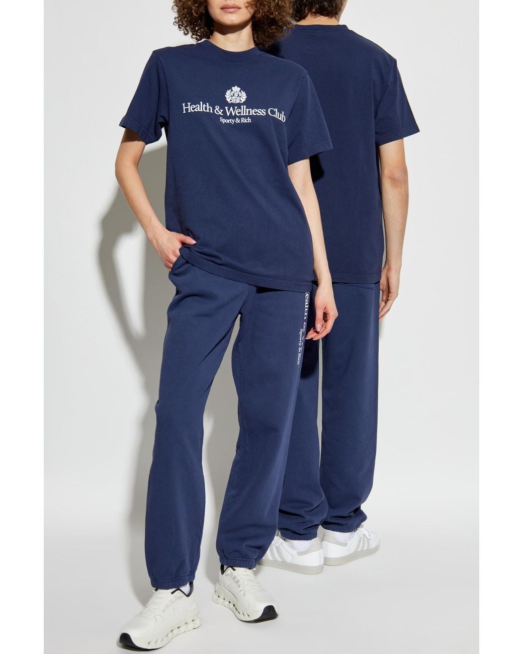 Sporty & Rich Blue Trousers From The Riding Drop Collection
