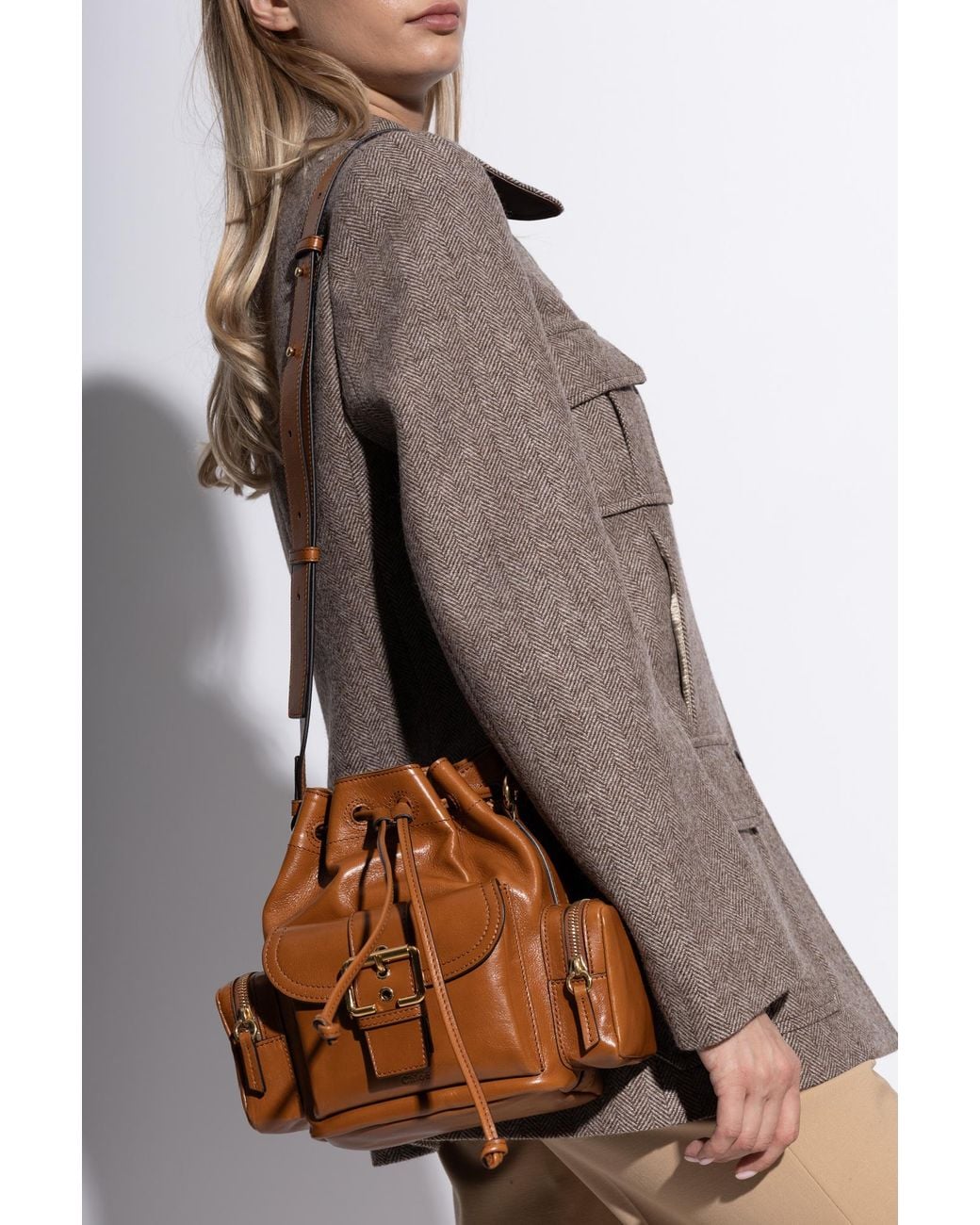 Chloé Brown Shoulder Bag Type Bucket