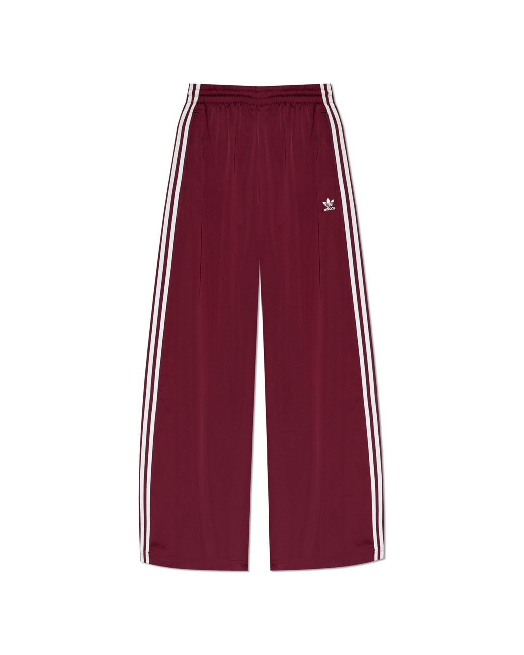 Adidas Purple Wide-Leg Trousers