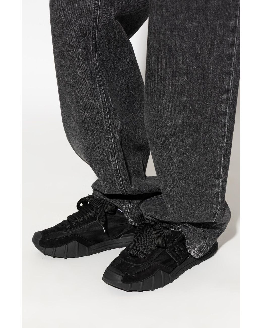 Dolce & Gabbana Black Dg Athletic Sports Shoes for men