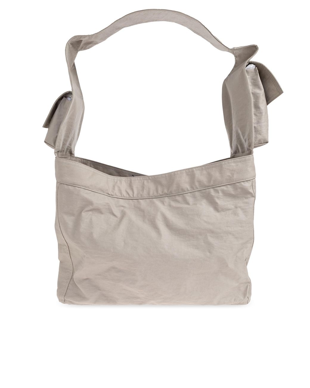 Y-3 White Shoulder Bag 'Newspaper Large'