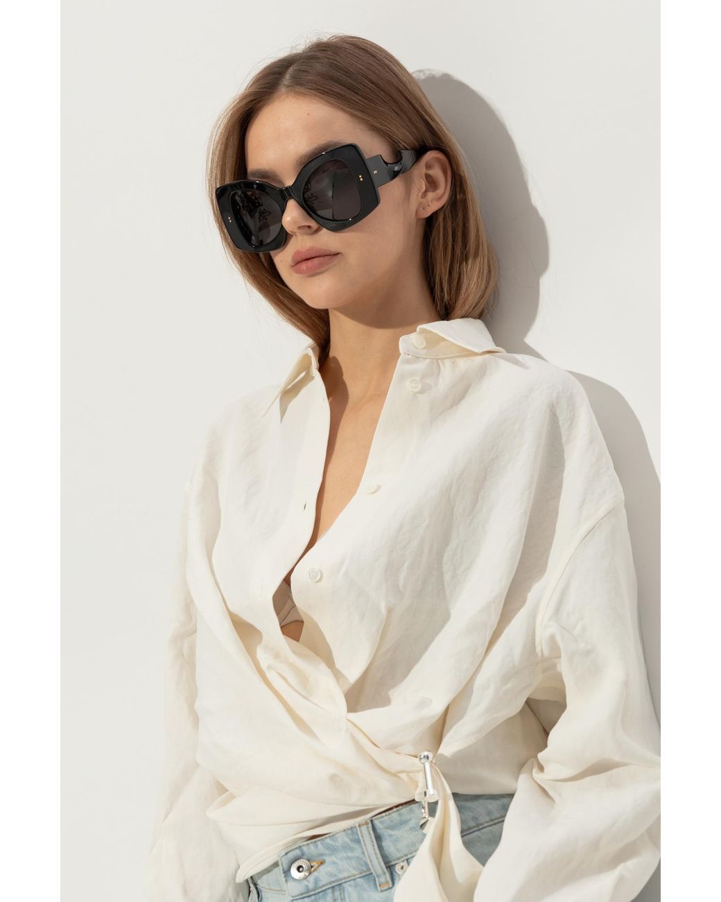 J.W. Anderson Blue Sunglasses