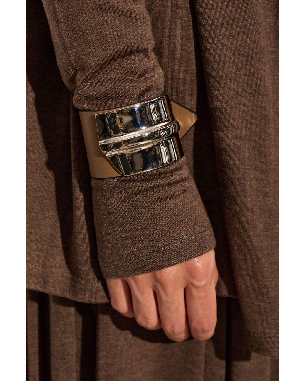 Max Mara Gray "Tavola" Bracelet