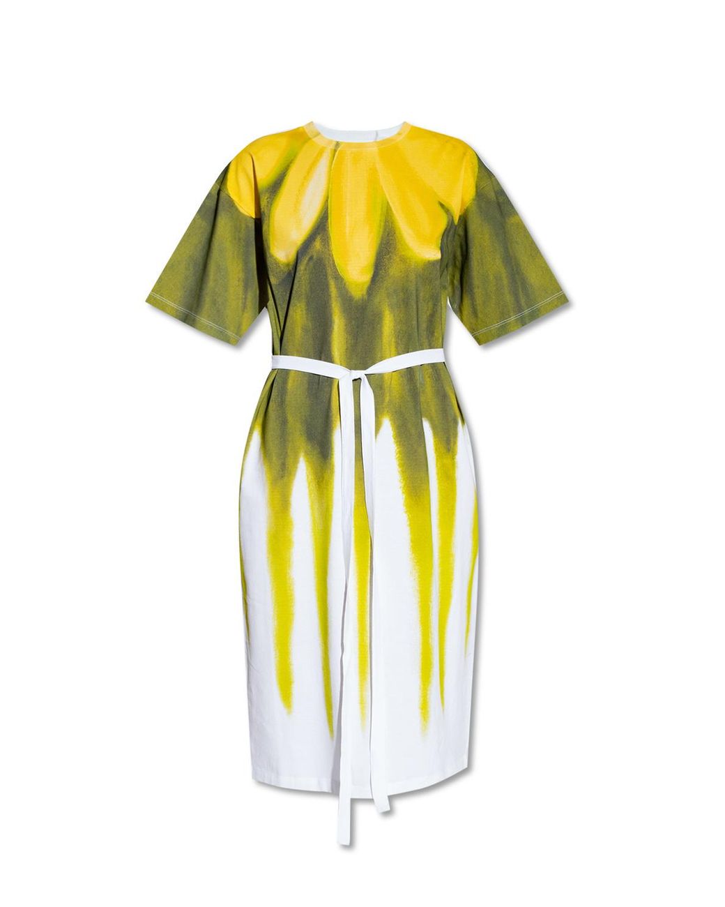 Marni Dress From Organic Cotton in Yellow | Lyst