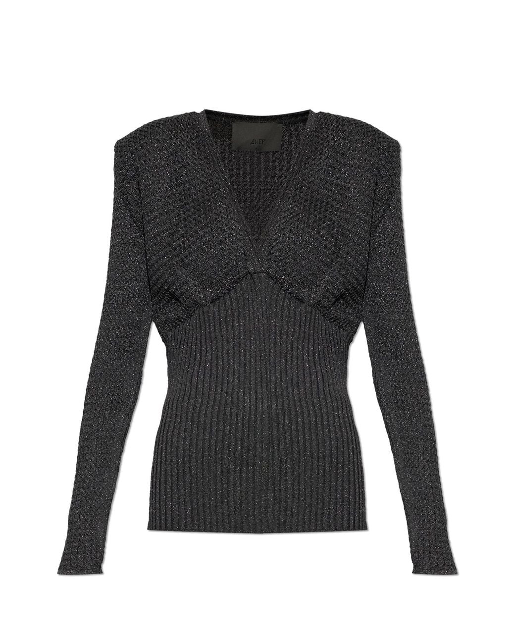 Akep Black Top With Lurex Thread