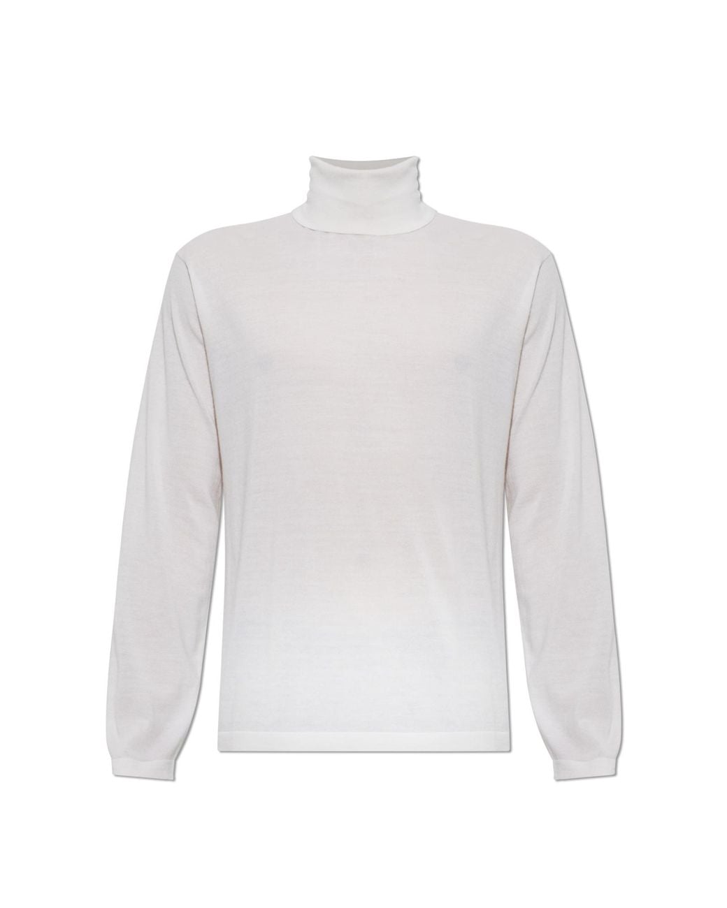 Lisa Yang White Cashmere Turtleneck 'Quentin' for men