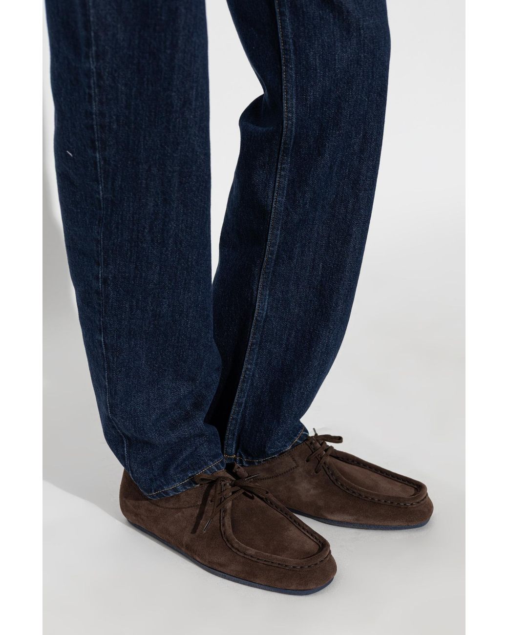 Jil Sander Brown 'Hood Lace Up' Shoes for men