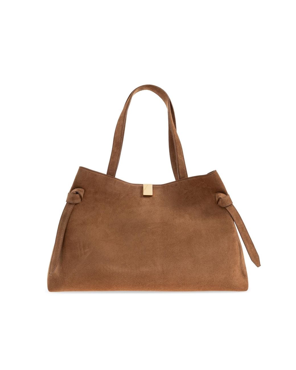 Yuzefi Brown Shoulder Bag 'Gyoza Tote'