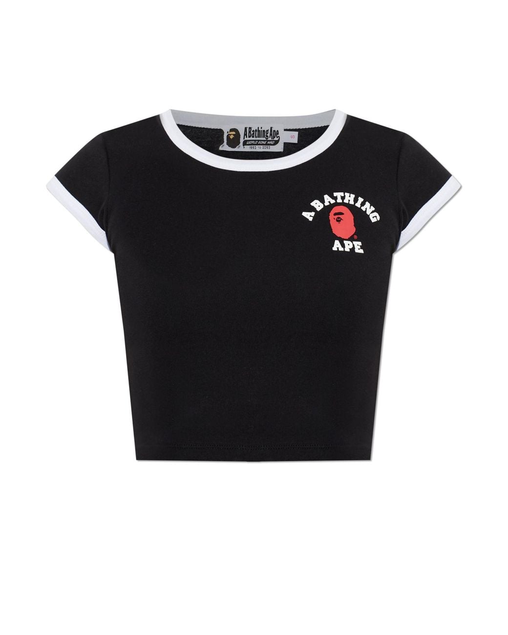 A Bathing Ape Black Top With Z Logo