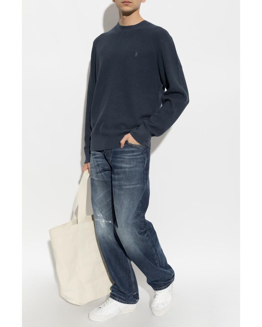 AllSaints Blue 'Aspen' Sweater for men