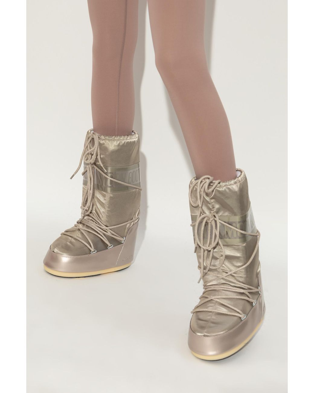 Moon Boot Natural Snow Boots Icon Glance
