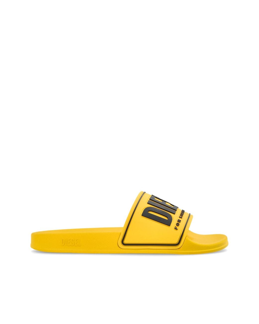 DIESEL Yellow Rubber Flip-Flops "Sa-Mayemi" for men