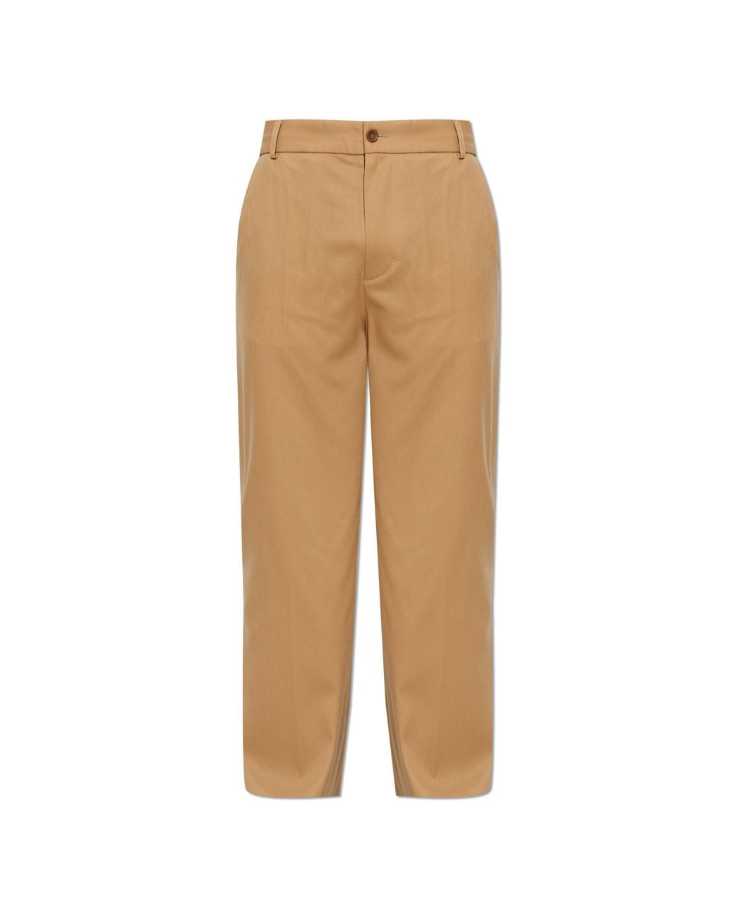 Moncler Natural Wool Trousers for men