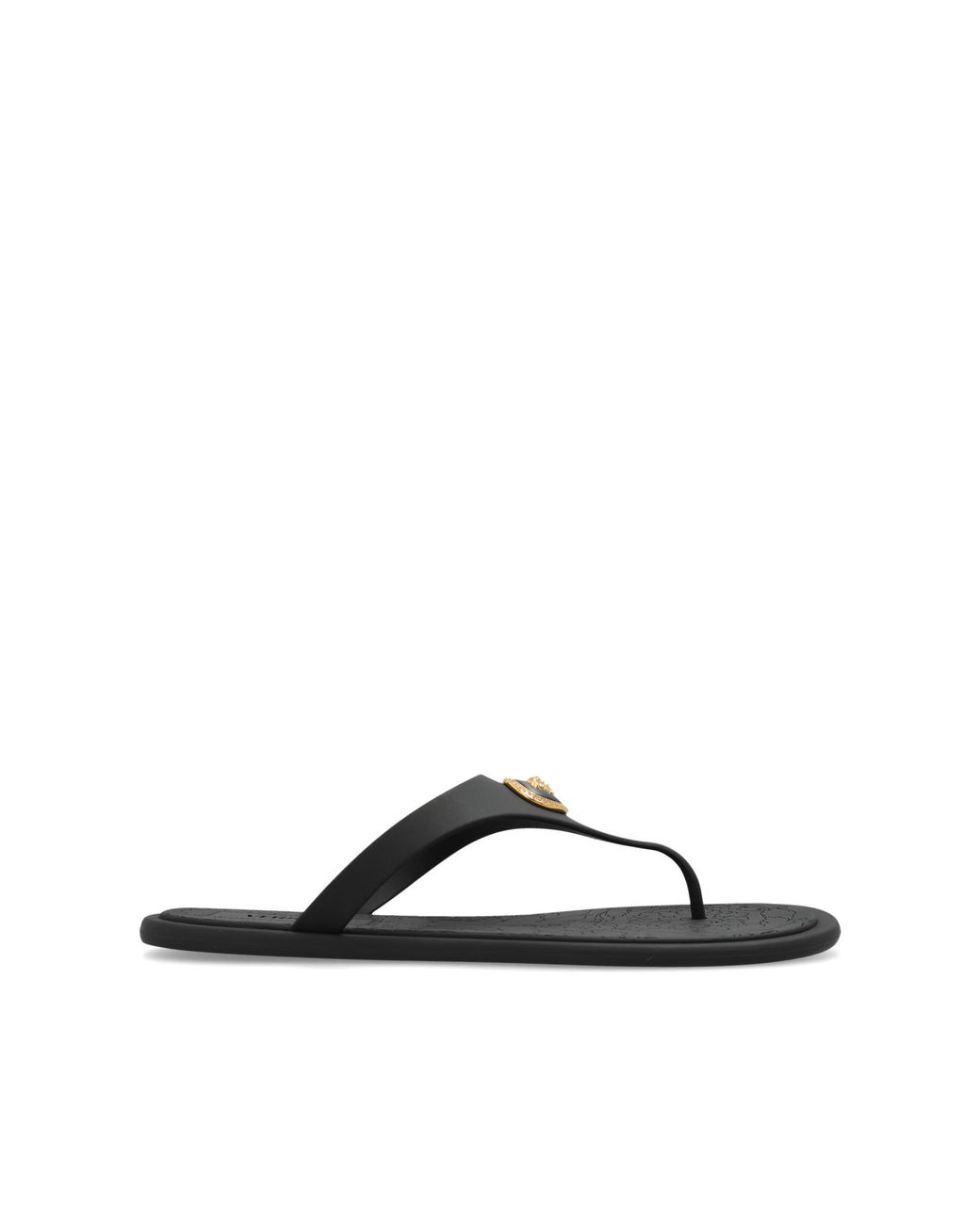 Versace White Rubber Slides