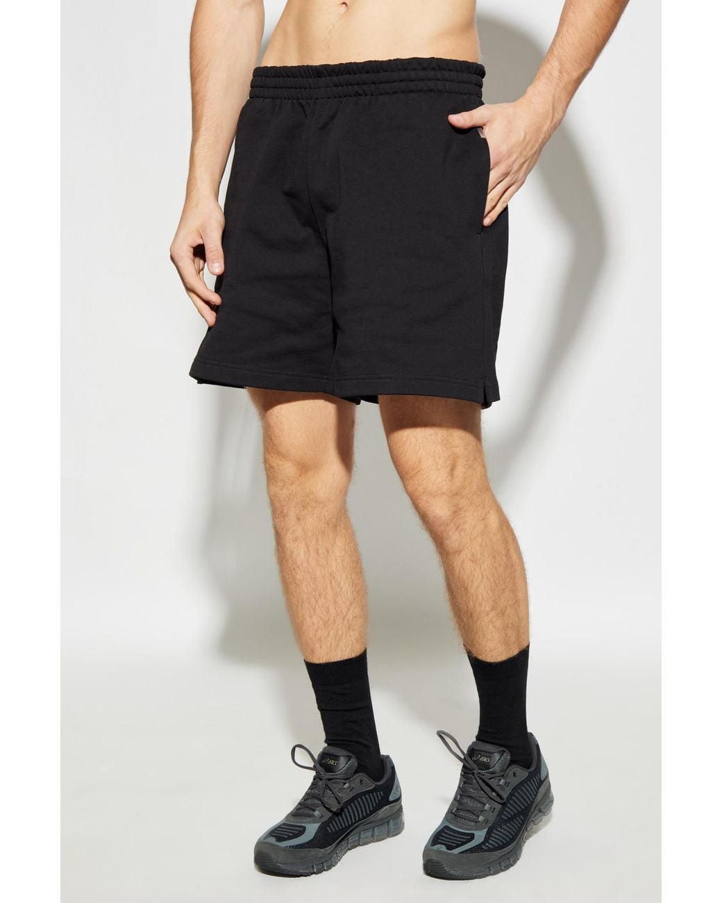 Represent Black "Initial" Shorts for men