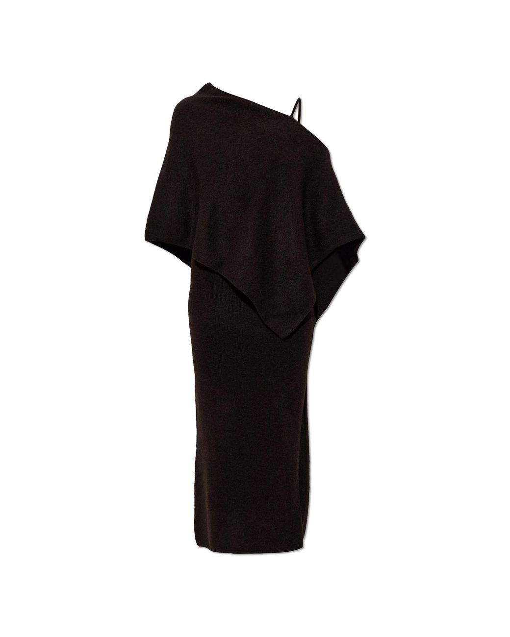 Gestuz Black Set 'Gzalpha' Dress, Poncho
