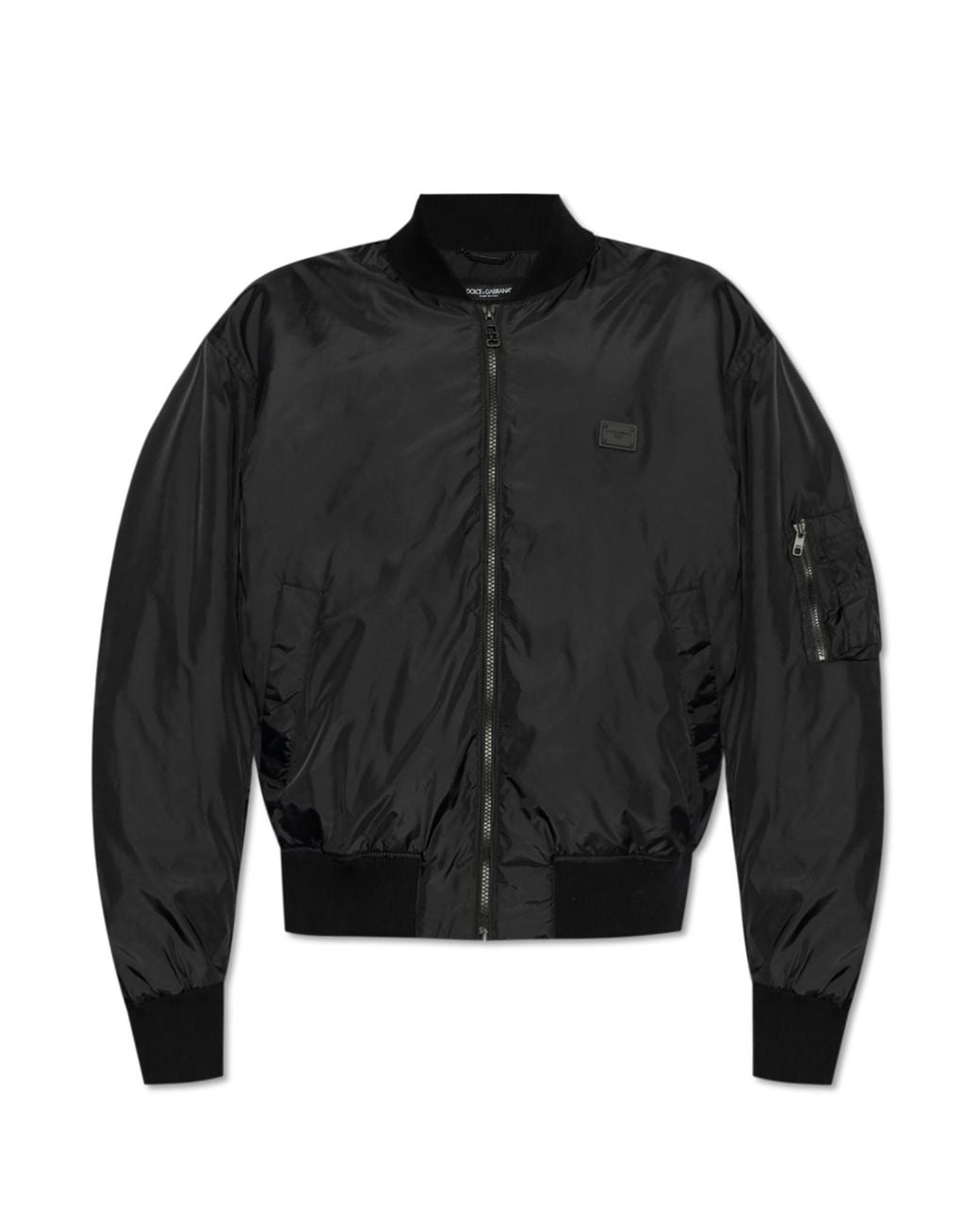 Dolce & Gabbana Black Bomber Jacket for men