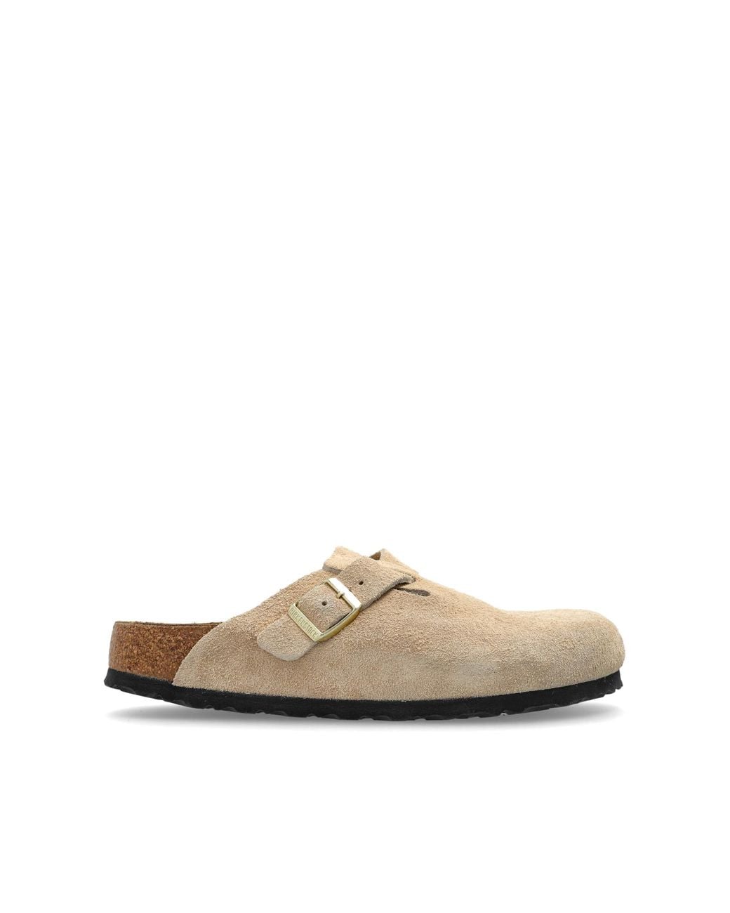 Birkenstock White Clogs "Boston Bs"