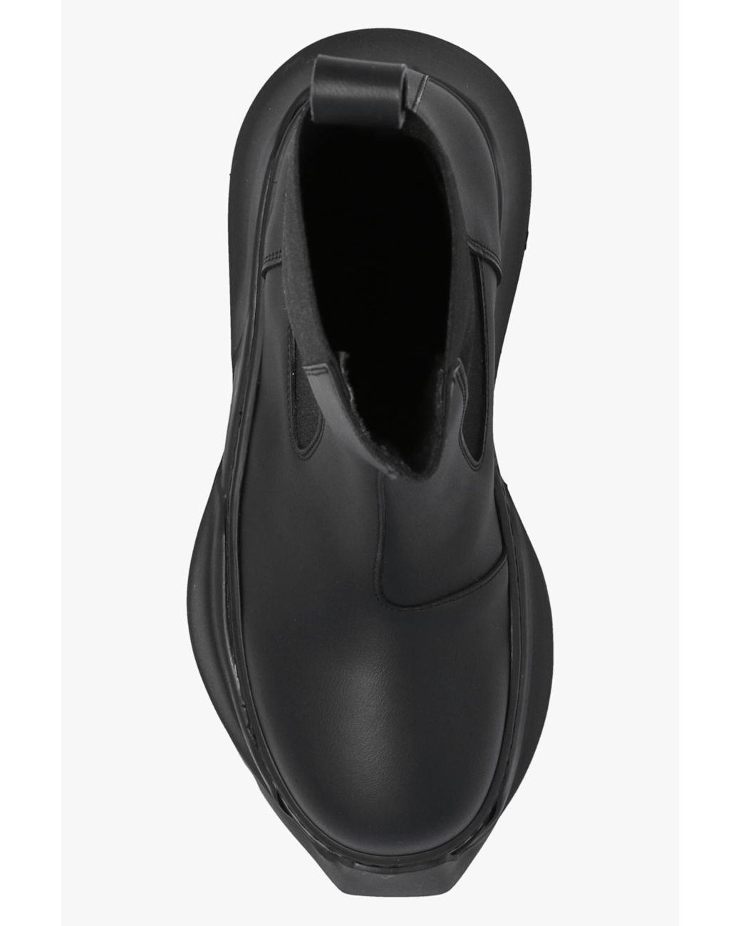 Rick Owens DRKSHDW Abstract Beatle chelsea boots ブラック Beatle Abstract Boots - Black Vegan Leather in Black - The