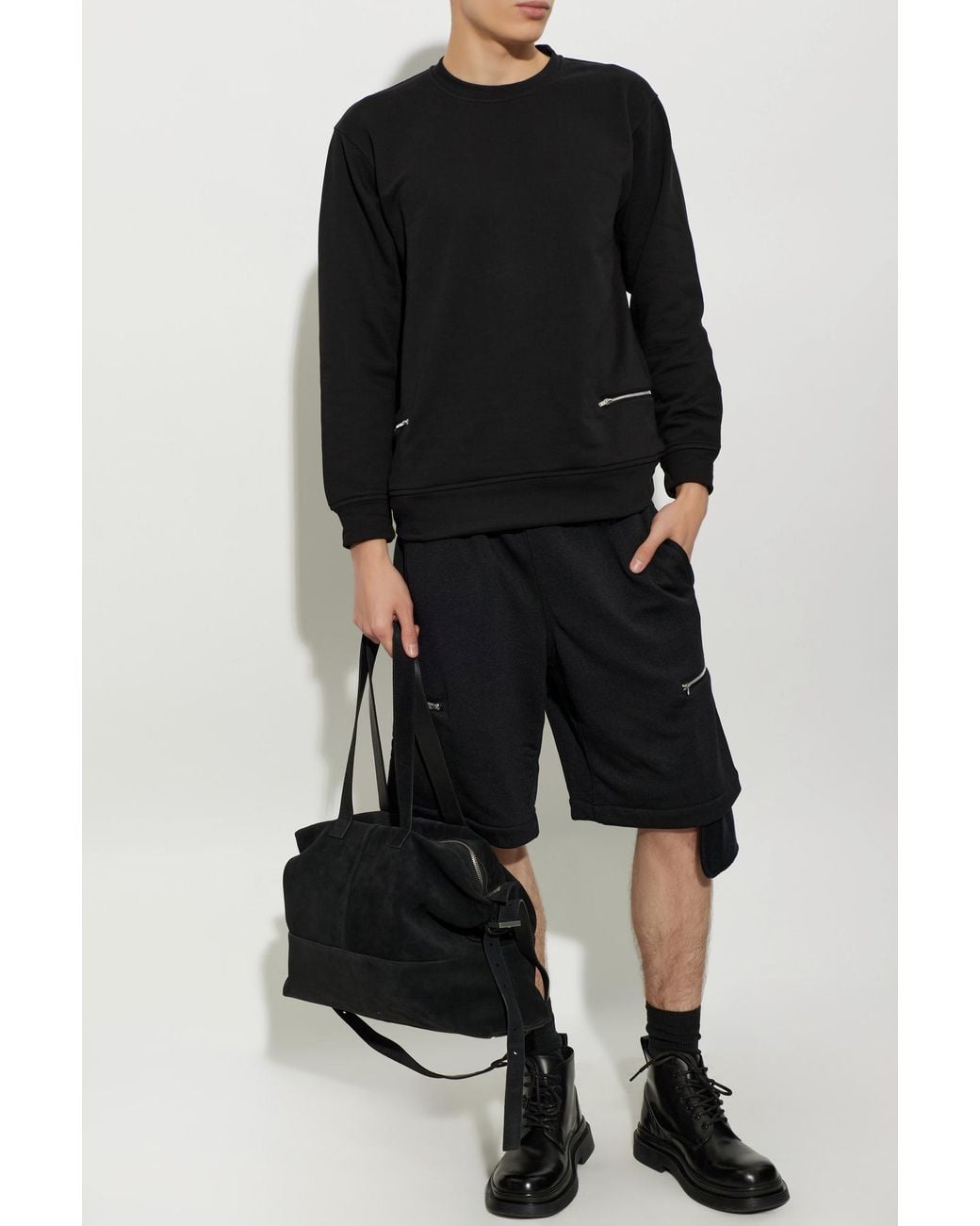 Comme des Garçons Black Sweatshirt With Pockets for men