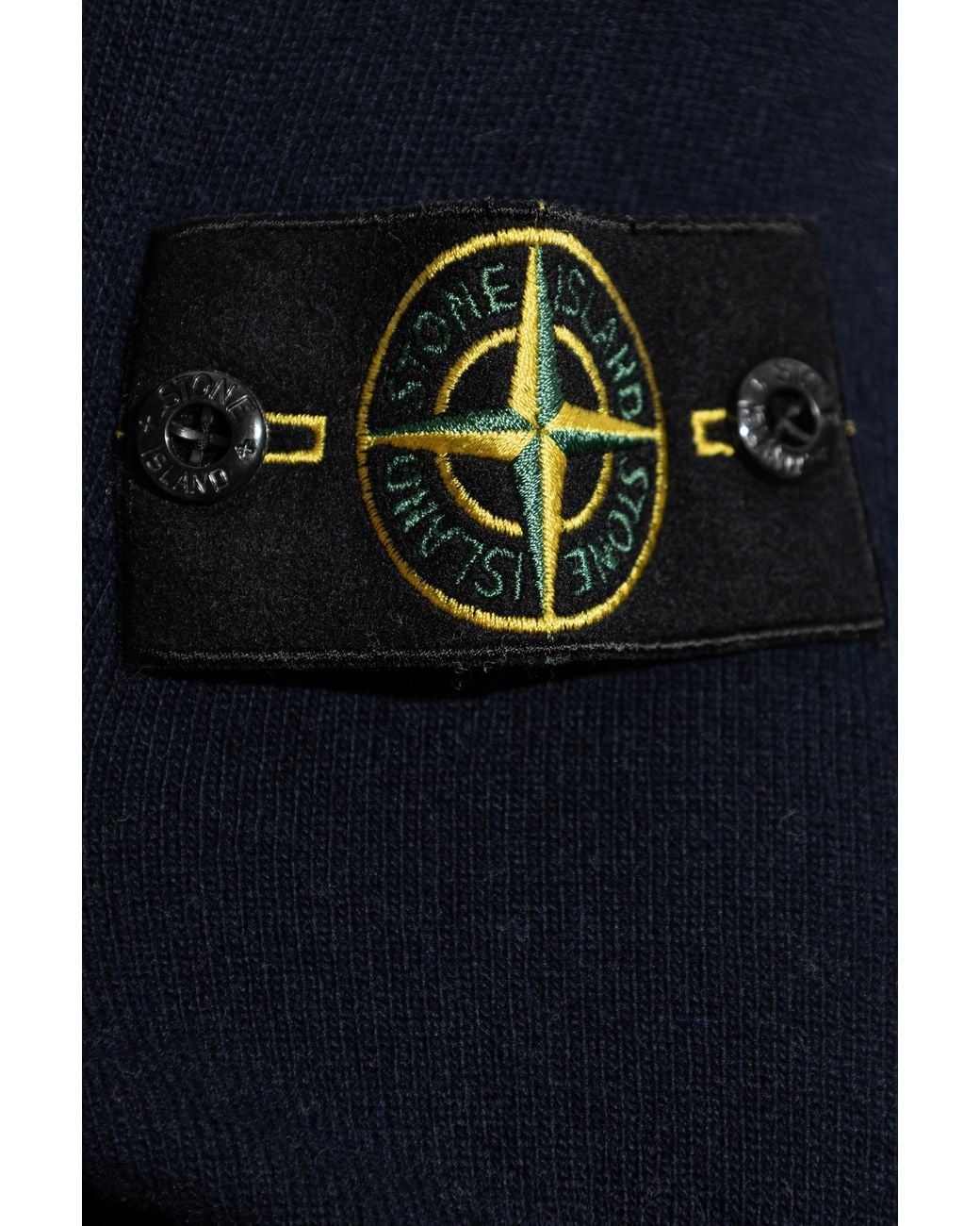 Stone Island Blue Light Jacket With Collar for men