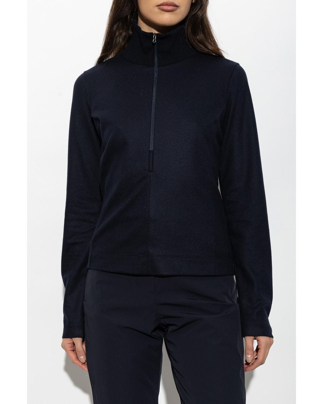 Sease Blue Wool Sweater 'Ariel'