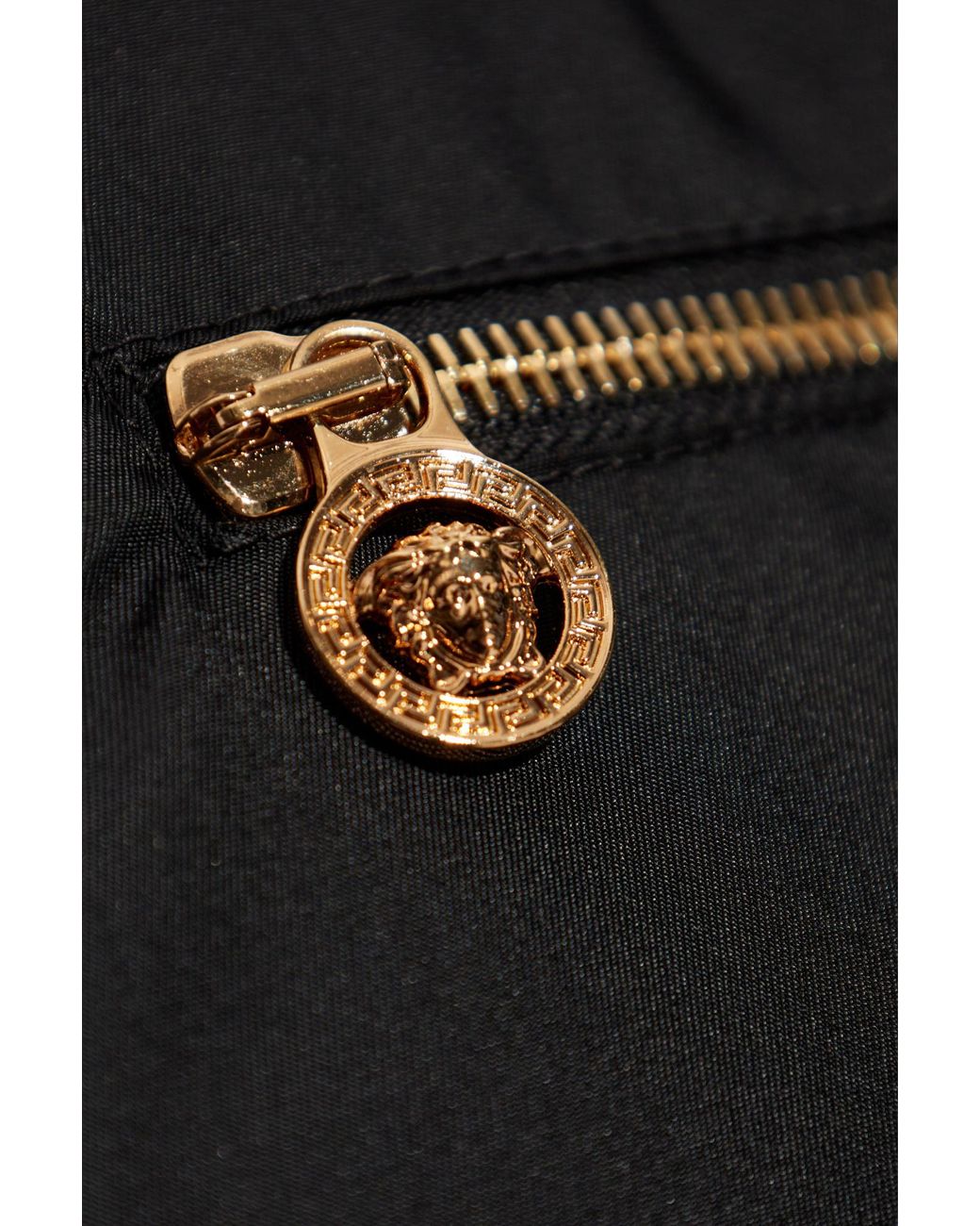 Versace Black Jacket With Logo for men