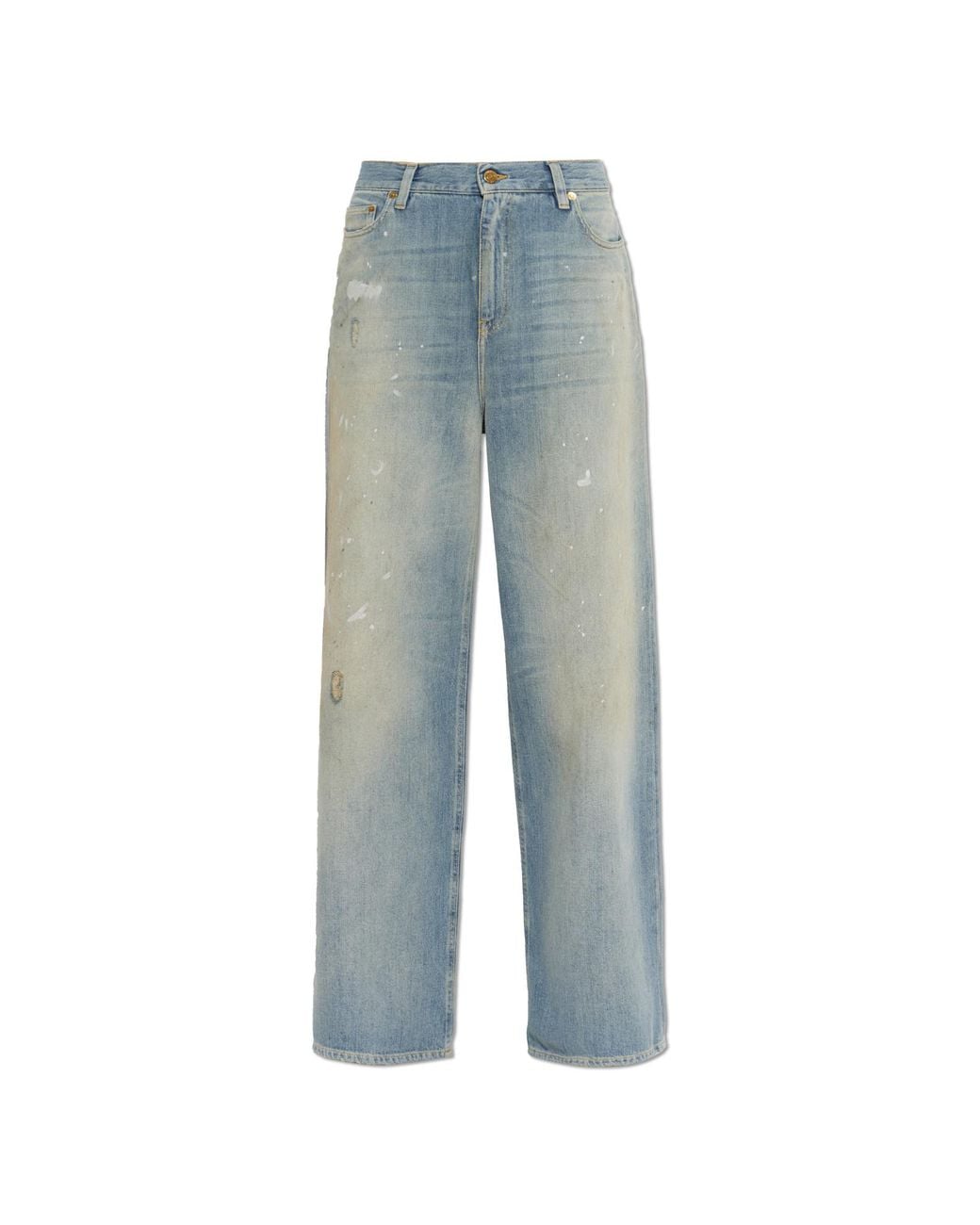 Golden Goose Deluxe Brand Blue Vintage-Effect Jeans