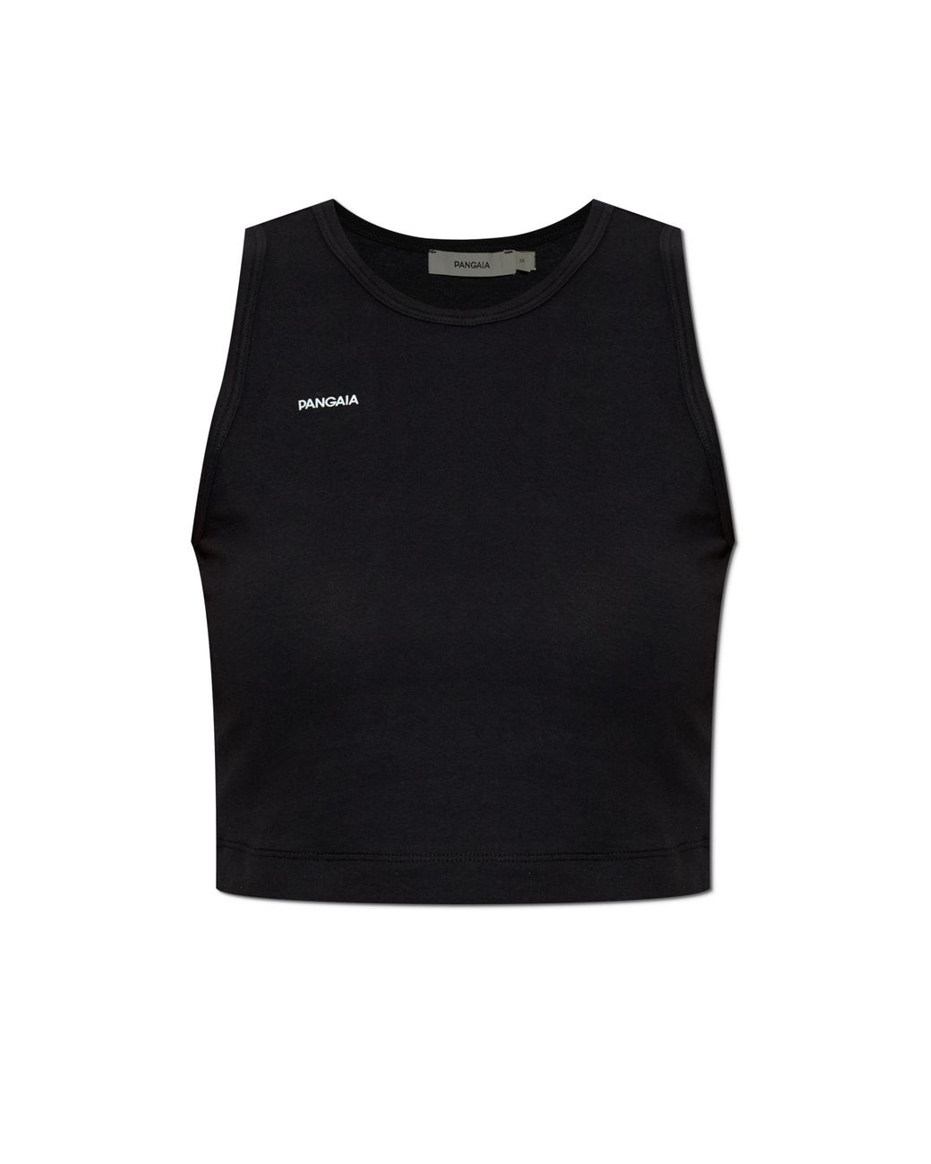 PANGAIA Black Top With Z Logo