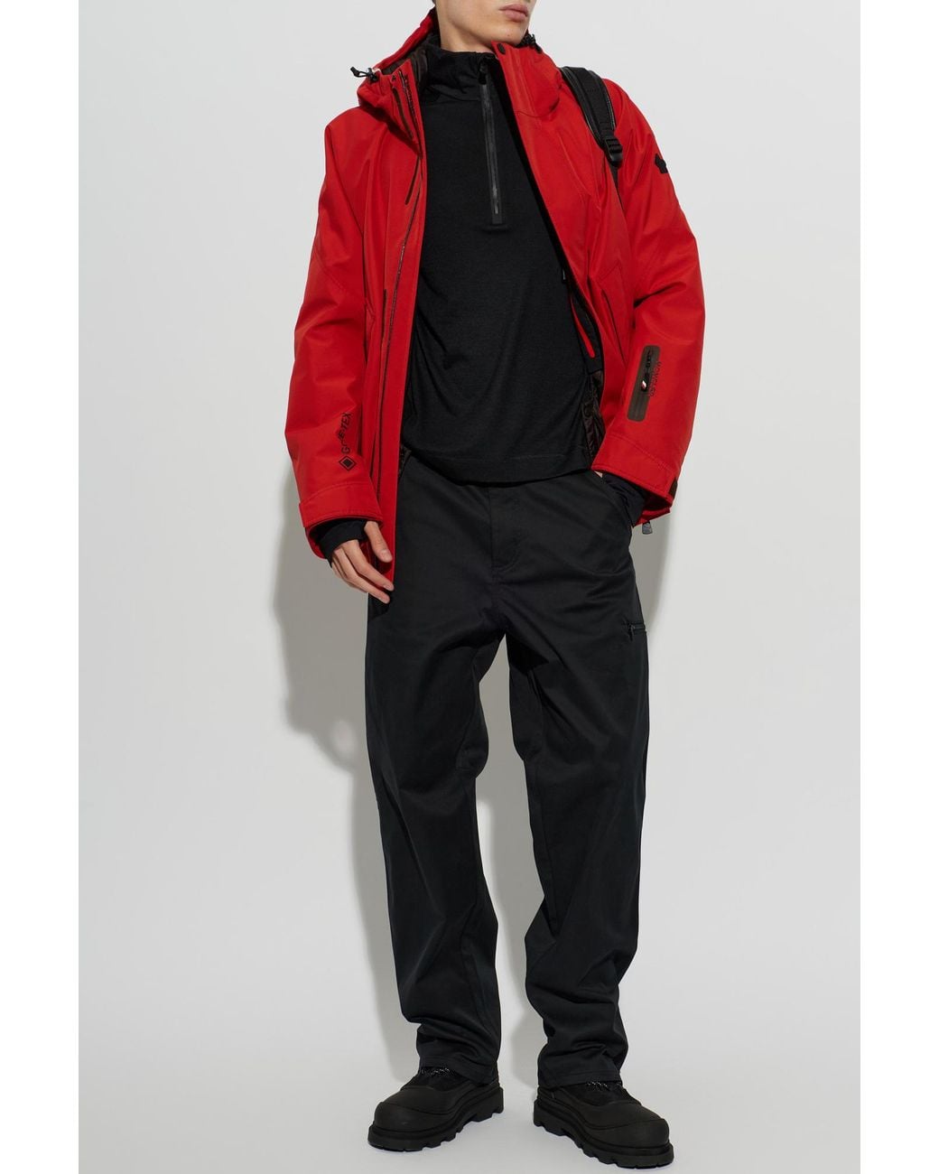 Moncler Red High Performance Ski Jacket for men