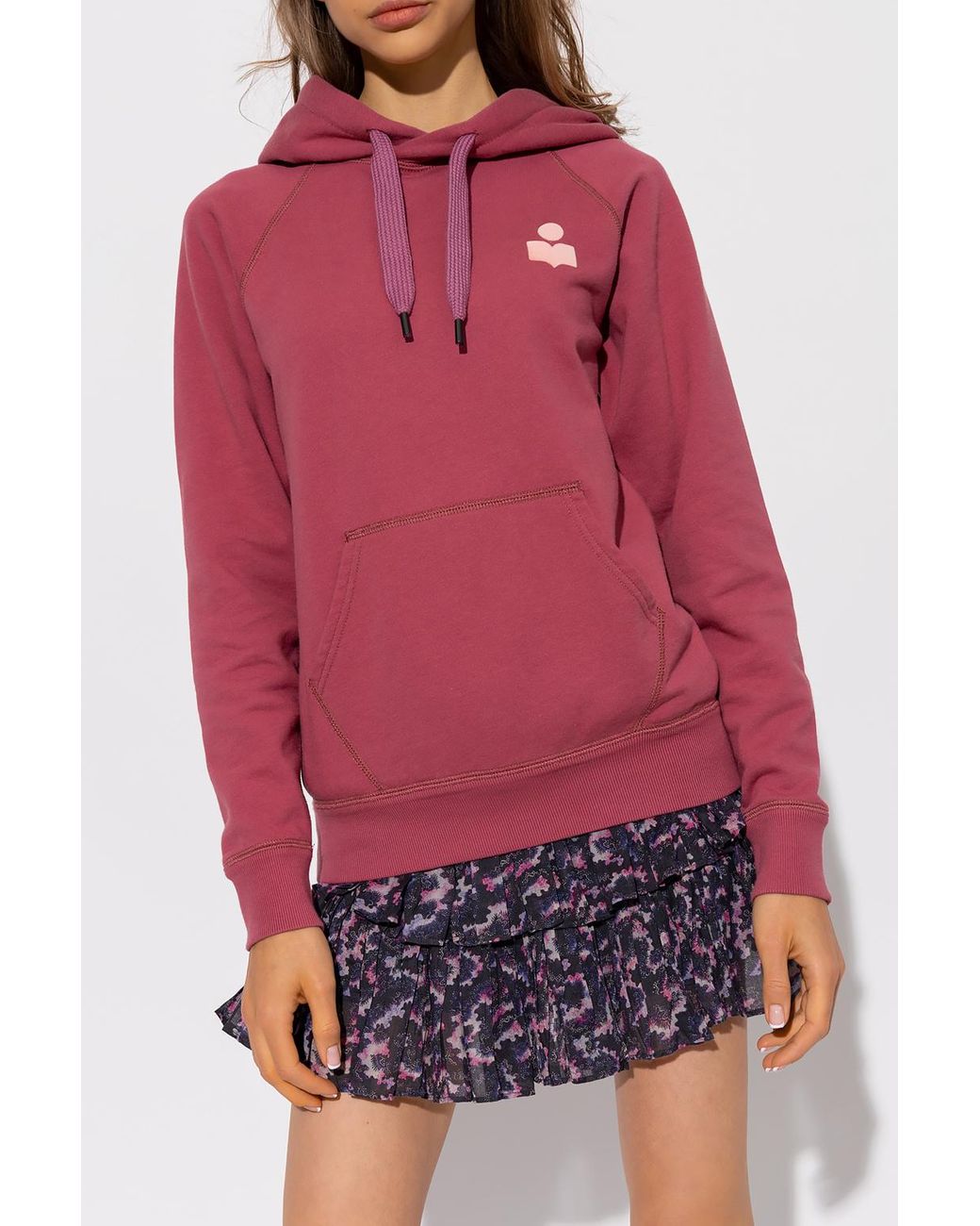 Étoile Isabel Marant 'malibu' Hoodie in Pink | Lyst