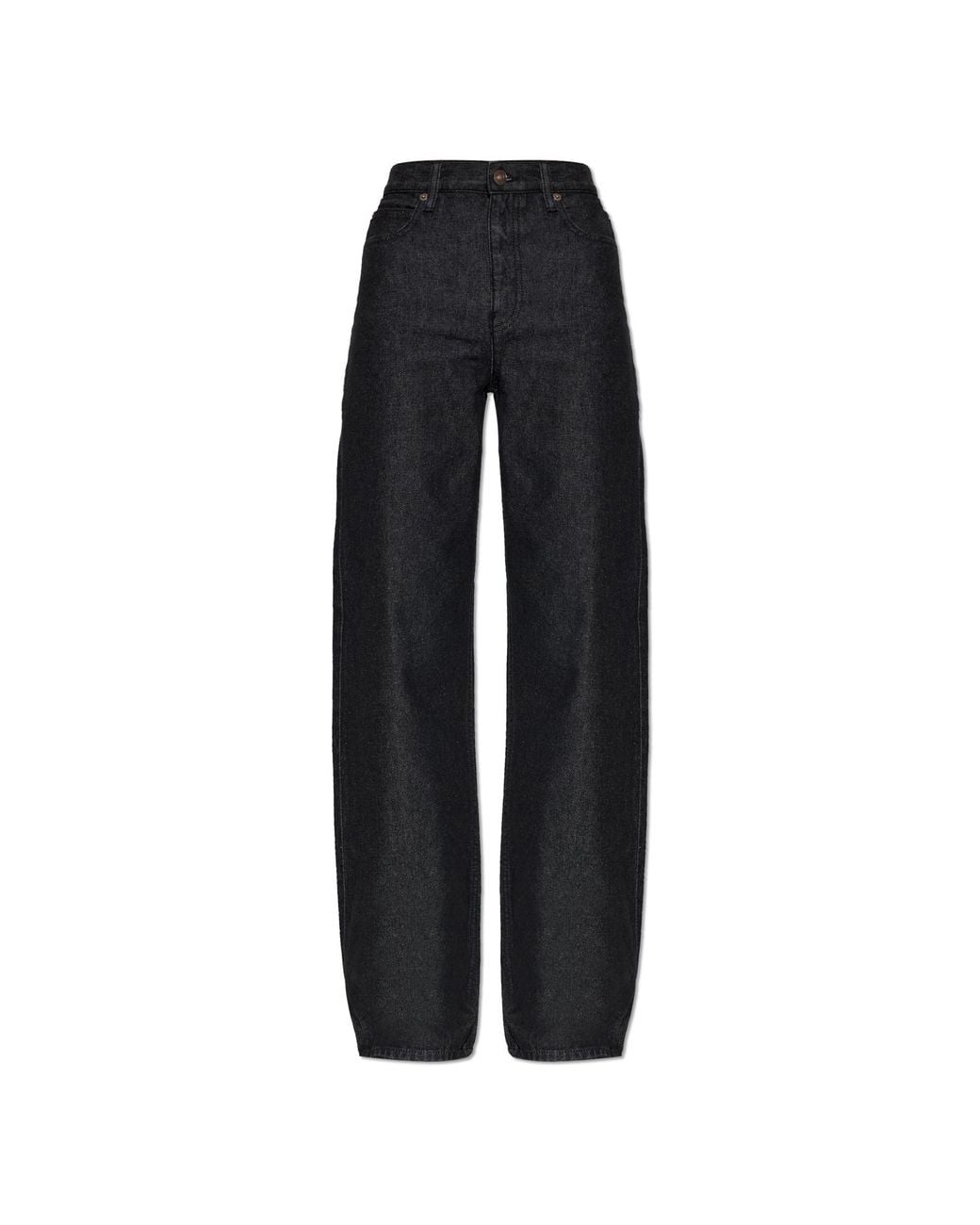 Tory Burch Black Jeans With Straight-Leg Cut