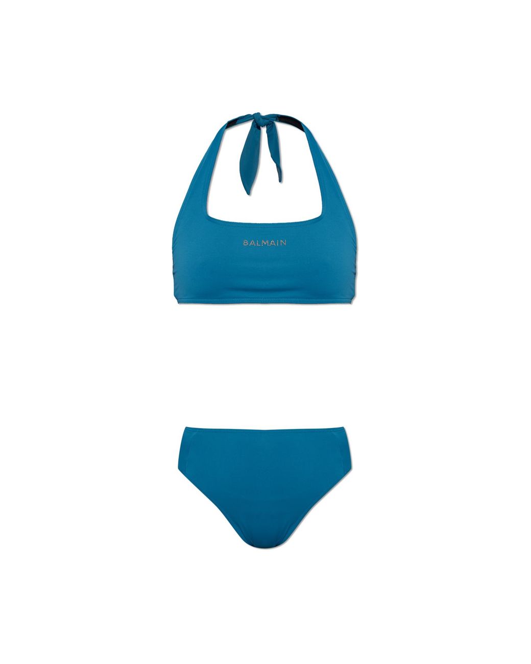 Balmain Blue Two-Piece Swimsuit