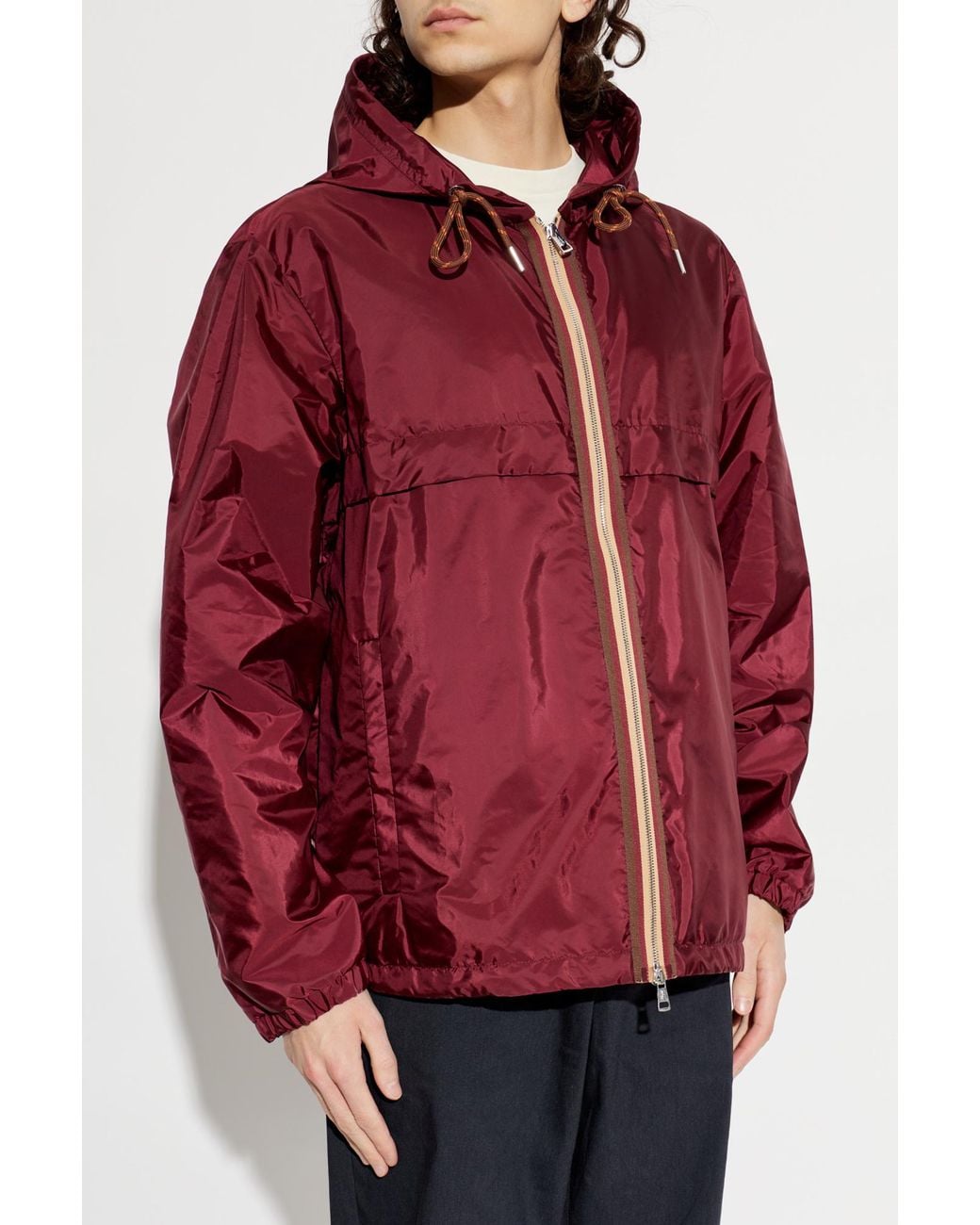 Moncler Red 'Nidge' Jacket for men