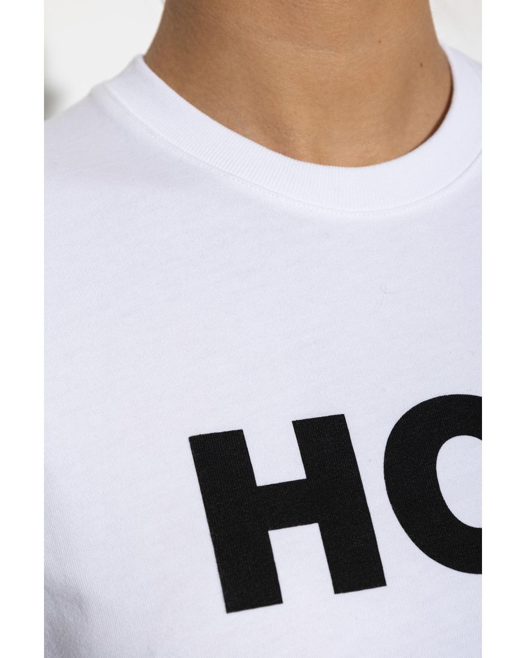 DSquared² White Cotton T-Shirt With Print