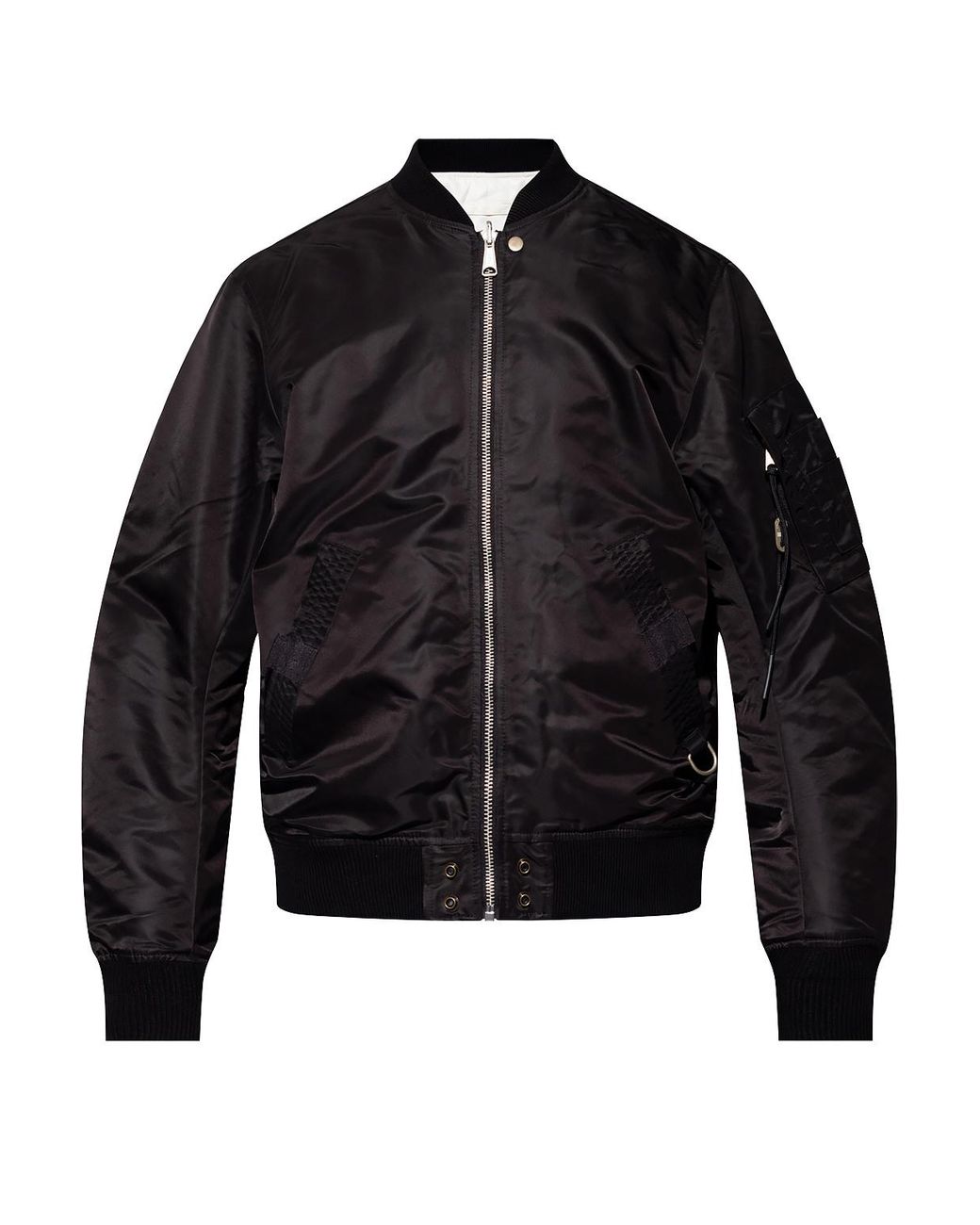 DIESEL Reversible Bomber Jacket in Black for Men | Lyst