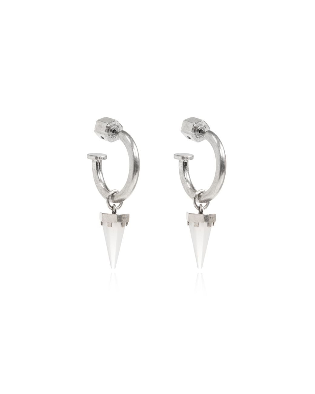 AllSaints Metallic Hoop Earrings